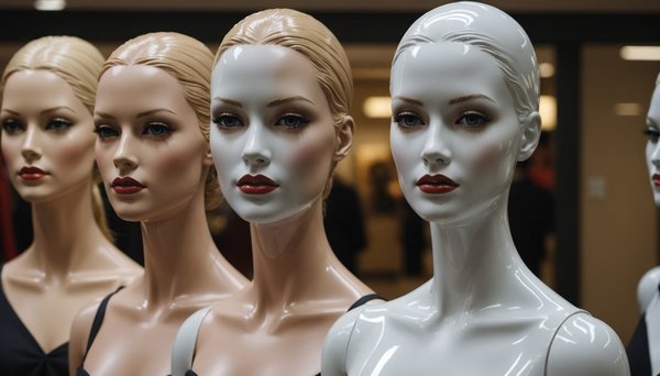 Mannequin femme en fibre de verre : élégance et flexibilité pour vos vitrines